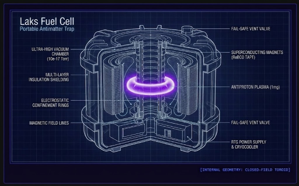 Z-1 Internal Schematic &mdash; Magnetic Geometry